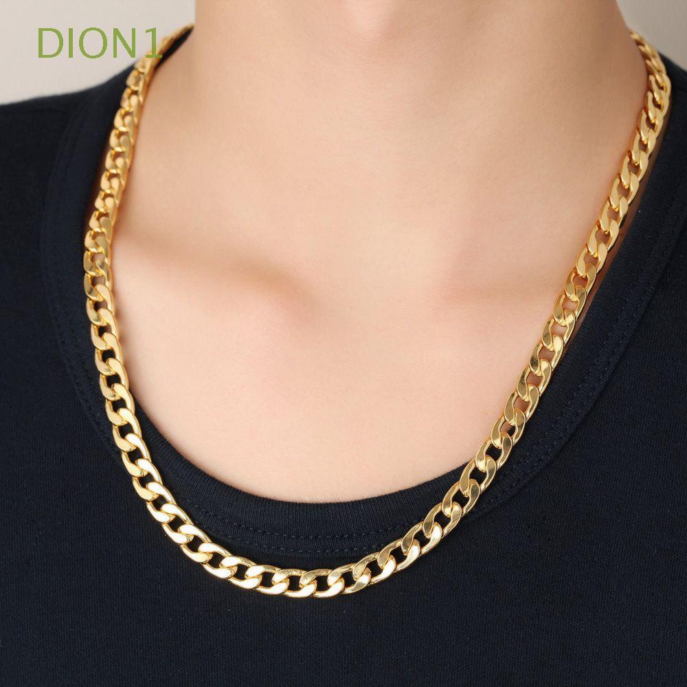 Dây chuyền mạ vàng 18K kích thước 24 Inch 18inch phong cách hiphop dành cho nam