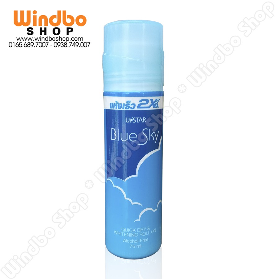 Lăn Khử Mùi Ustar Thái Lan - Blue Sky