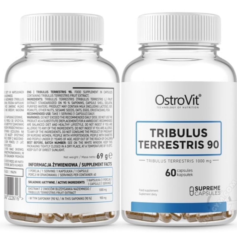 Thực Phẩm Bổ Sung Tăng Test Ostrovit Tribulus Terrestris 90 60 Viên TẠI WHEYSINHVIEN.COM