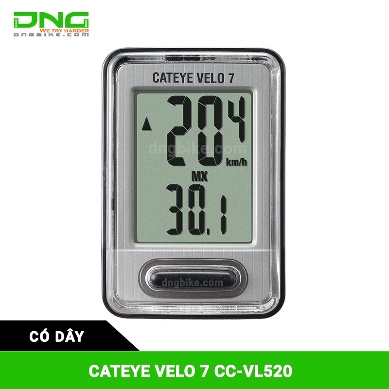 Đồng Hồ Xe Đạp Cateye Velo 7