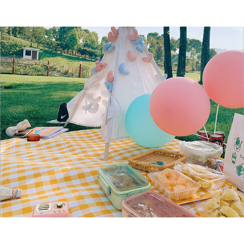 Loại dày có quai xách | Thảm picnic thảm lót lều tấm lót cao cấp dành riêng cho cắm, thảm trải công viên