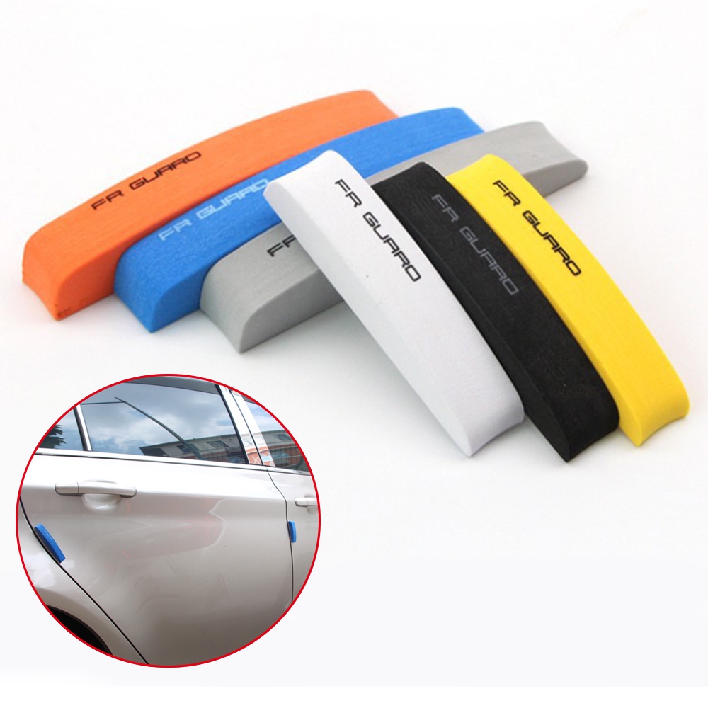 Set 4 Miếng Dán Cao Su Bảo Vệ Viền Cửa Xe Hơi Chống Va Chạm