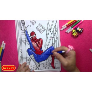 Tranh tô màu 3D cho bé