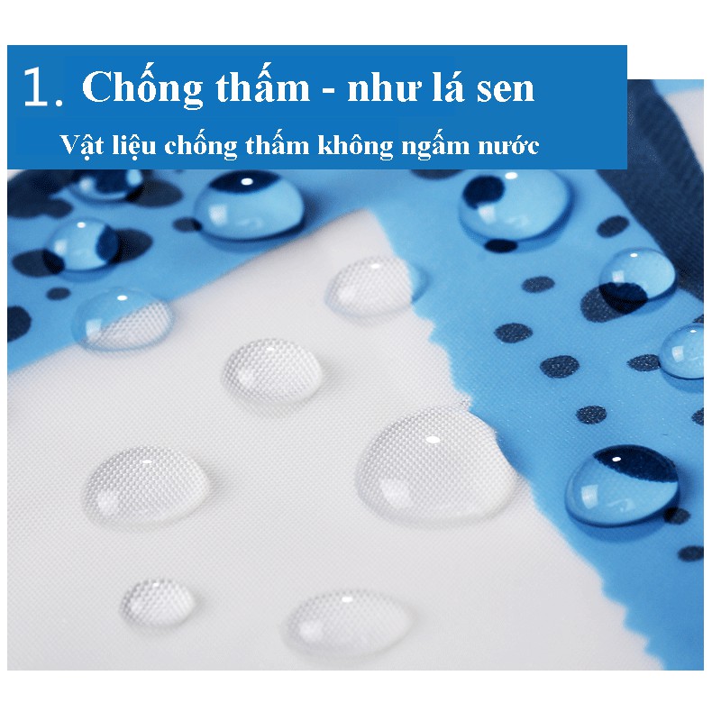 Ri đô che cửa, Rèm cửa nhà tắm Loại tốt 1.8m - Màn treo phòng tắm chống thấm cao cấp (hình ngẫu nhiên) - FREESHIP