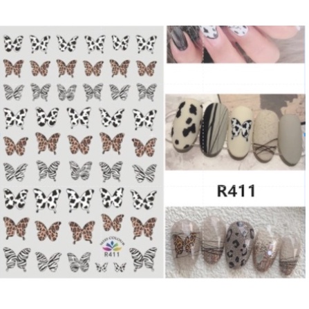 sticker trang trí nail