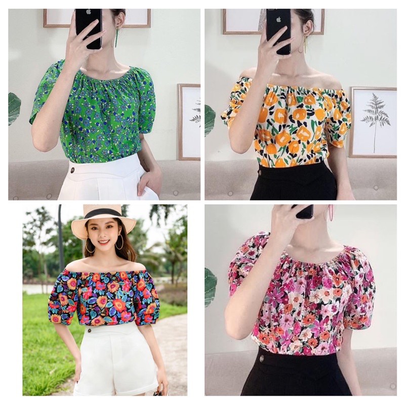 Áo trễ vai ( 2in1 có thể mặc 2 kiểu)