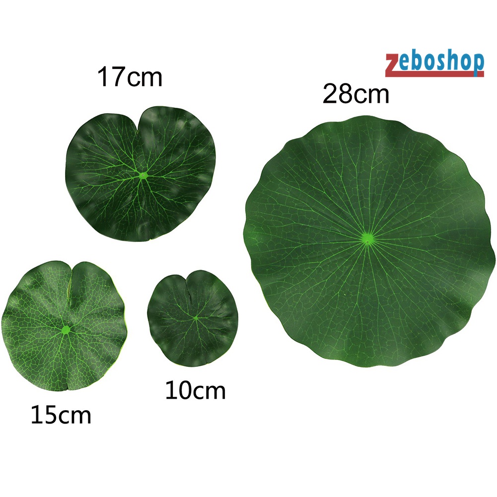 Bộ 2 Lá Sen Giả Nổi Trang Trí Hồ Bơi Sân Vườn