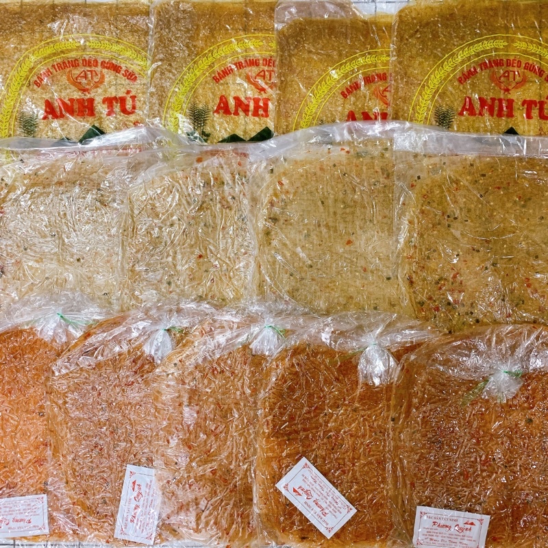 Bánh Tráng Dẻo Hành - Dẻo Tôm- Dẻo Me- Dẻo Gừng - Bánh Phồng Sữa Tây Ninh