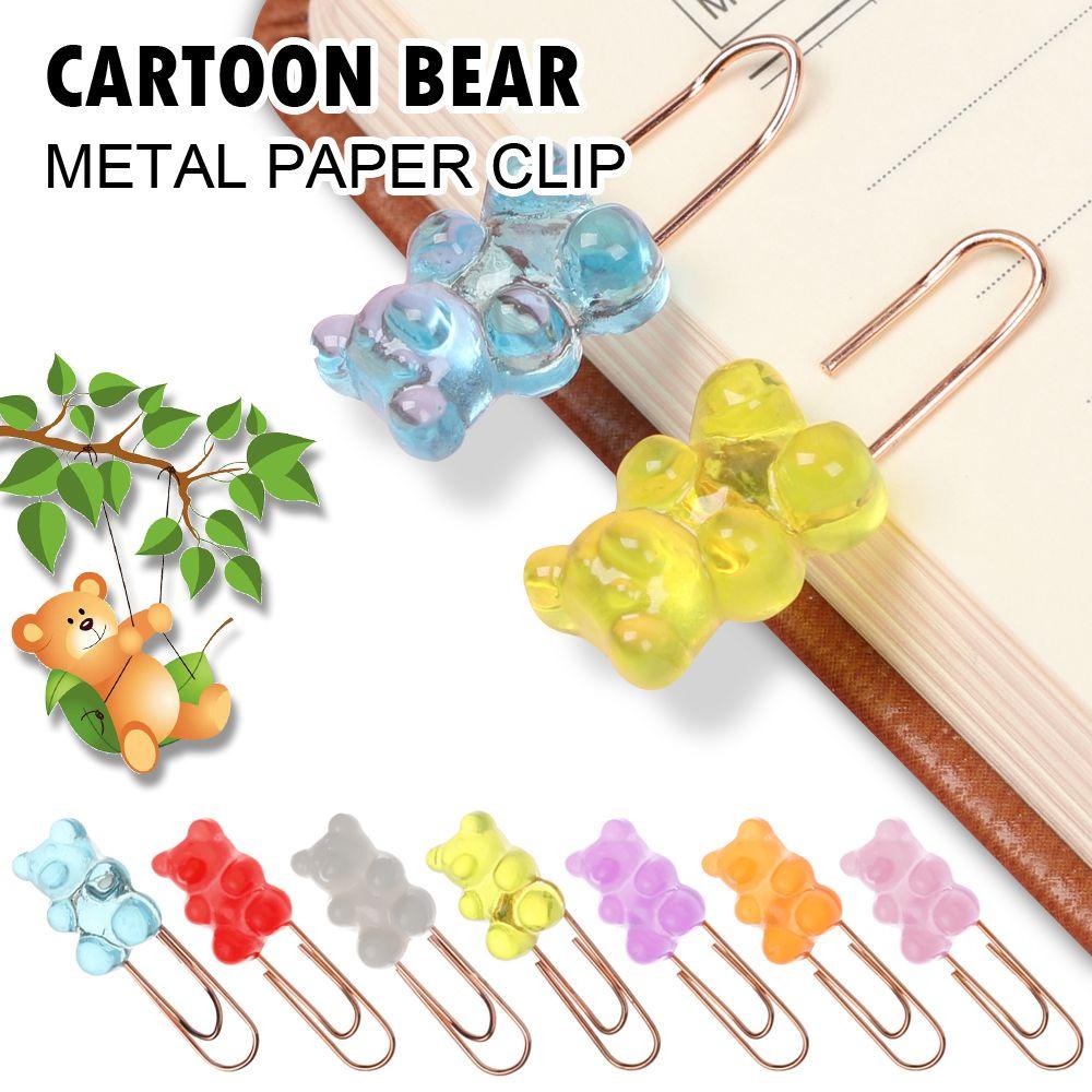 Set 1 Kẹp Giấy Đánh Dấu Trang Sách Họa Tiết Hoạt Hình