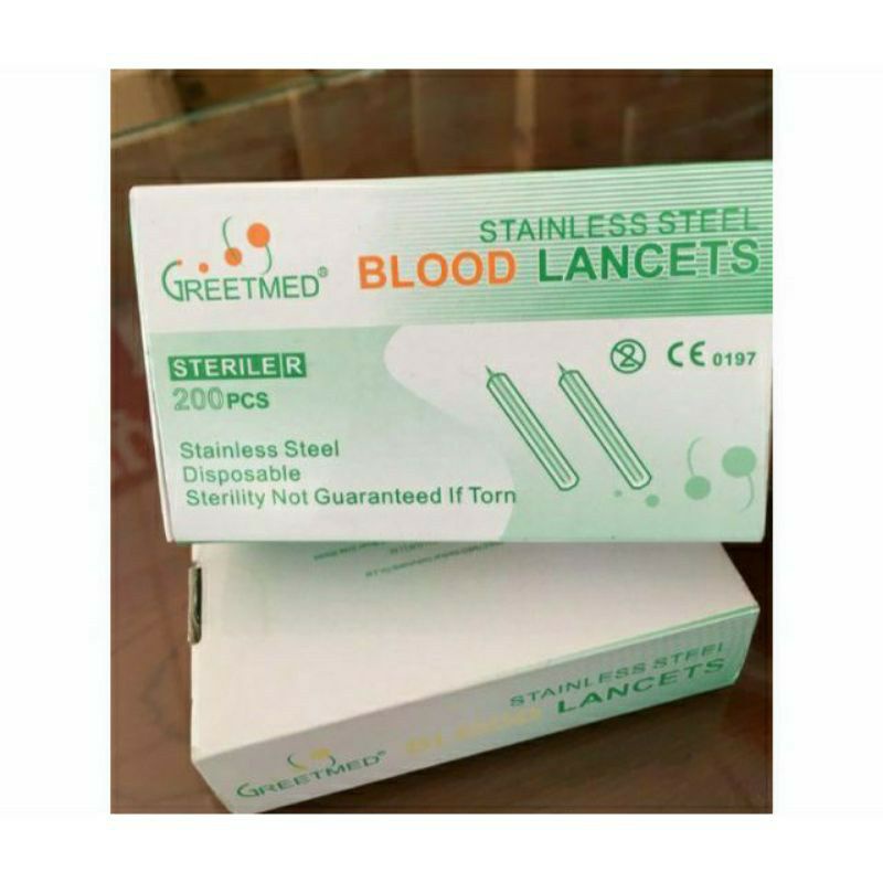 1 Hộp/200 Cây Kim Chích Mụn Blood Lancet