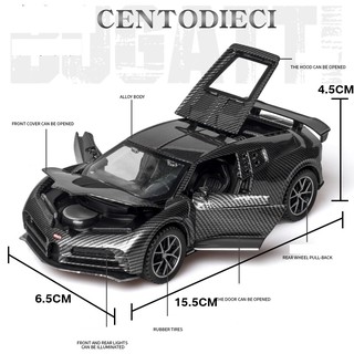 XE MÔ HÌNH SIÊU XE BUGATTI CENTODIECI TỈ LỆ 1:32
