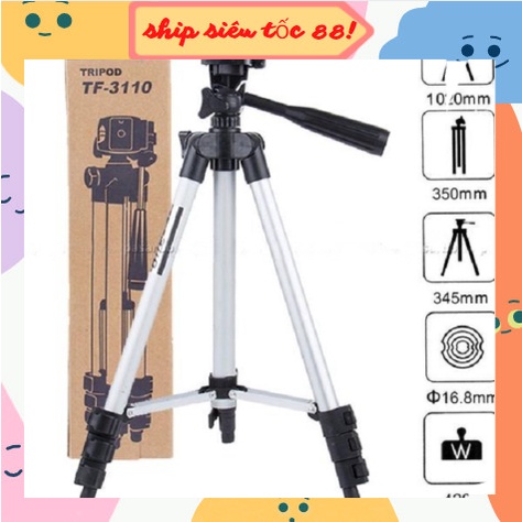 [⛔FREESHIP 50k⛔] BỘ 1 TRIPOD VÀ 1 GIÁ ĐỠ - GẬY LIVESTREAM 3 CHÂN CỰC HOT 88202 SHIP SIÊU TỐC