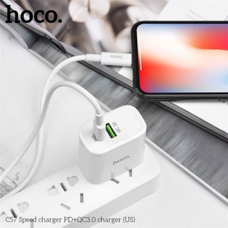 Cốc sạc nhanh HoCo C57 + cáp sạc 18w