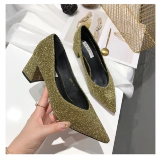 M10: Giày cao gót đế vuông 5p