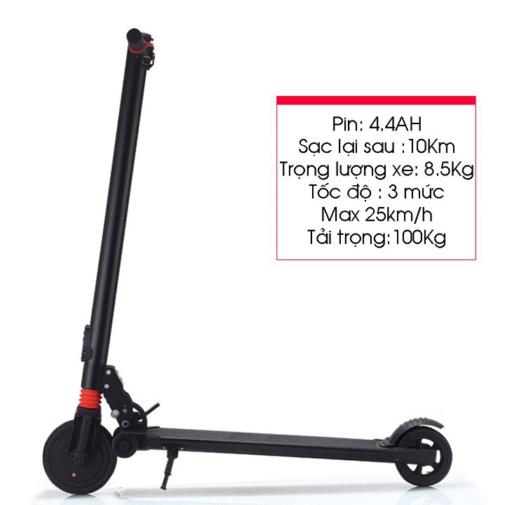 Xe Scooter điện xếp gọn S8 không yên