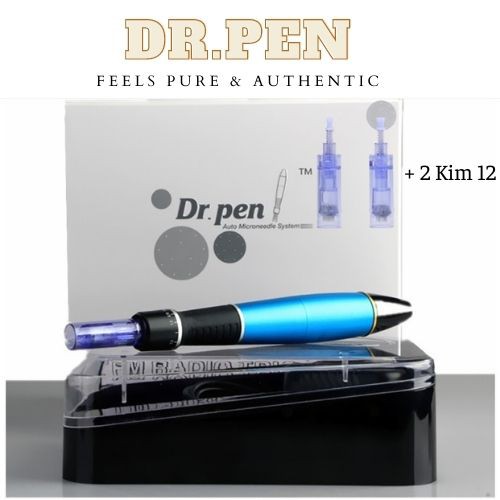 Máy Phi Kim Tích Điện Dr.Pen Xanh Máy Lăn Kim Cấy Phấn Cấy Tảo Máy Pen Dùng Pin Cầm Tay Dùng Trong Spa Chính Hãng