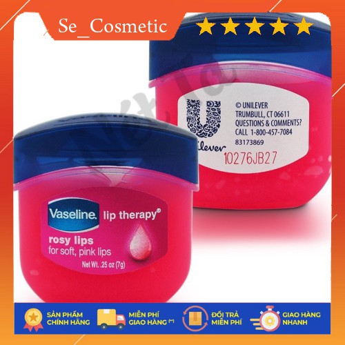 [Chính Hãng] Son dưỡng môi Vaseline Rosy Lips 7g