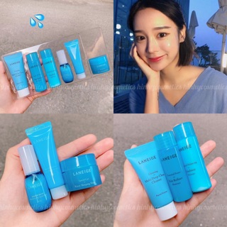 SET DƯỠNG ẨM LÀM SÁNG DA LANEIGE MINI 6 MÓN