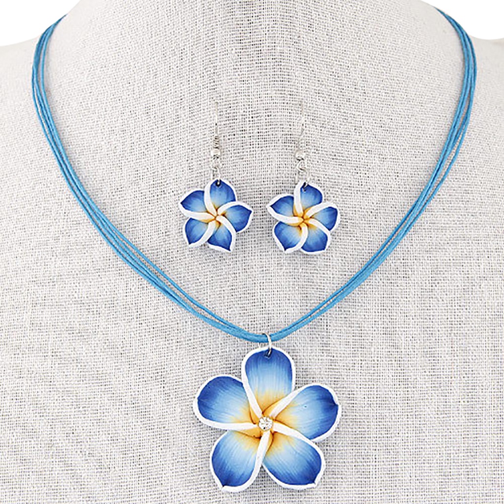 Bộ Trang Sức Hợp Kim Hình Hoa Quyến Rũ Thời Trang Dành Cho Nữ