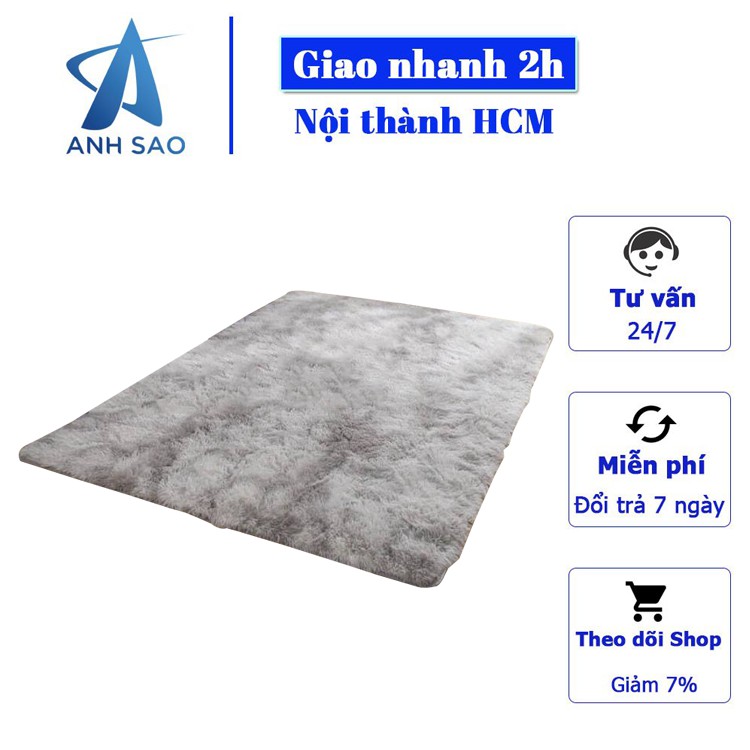 Thảm lông trải sàn phòng khách loang màu Ánh Sao phong cách Tây Âu - kích thước 1m6 x 2m