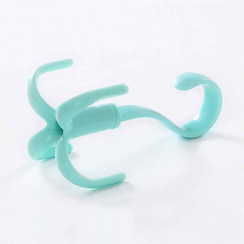 [Tổng Kho Sỉ] Móc Nhựa Treo Đồ 4 CHẤU XOAY 360 ĐỘ - Hình Móc Câu T5 Treo Phơi Giày Dép, Túi Xách, Dây Lưng Chịu Lực Tốt