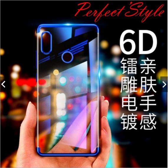 Ốp lưng Xiaomi Redmi S2 cao su viền bóng 6D Thời thượng