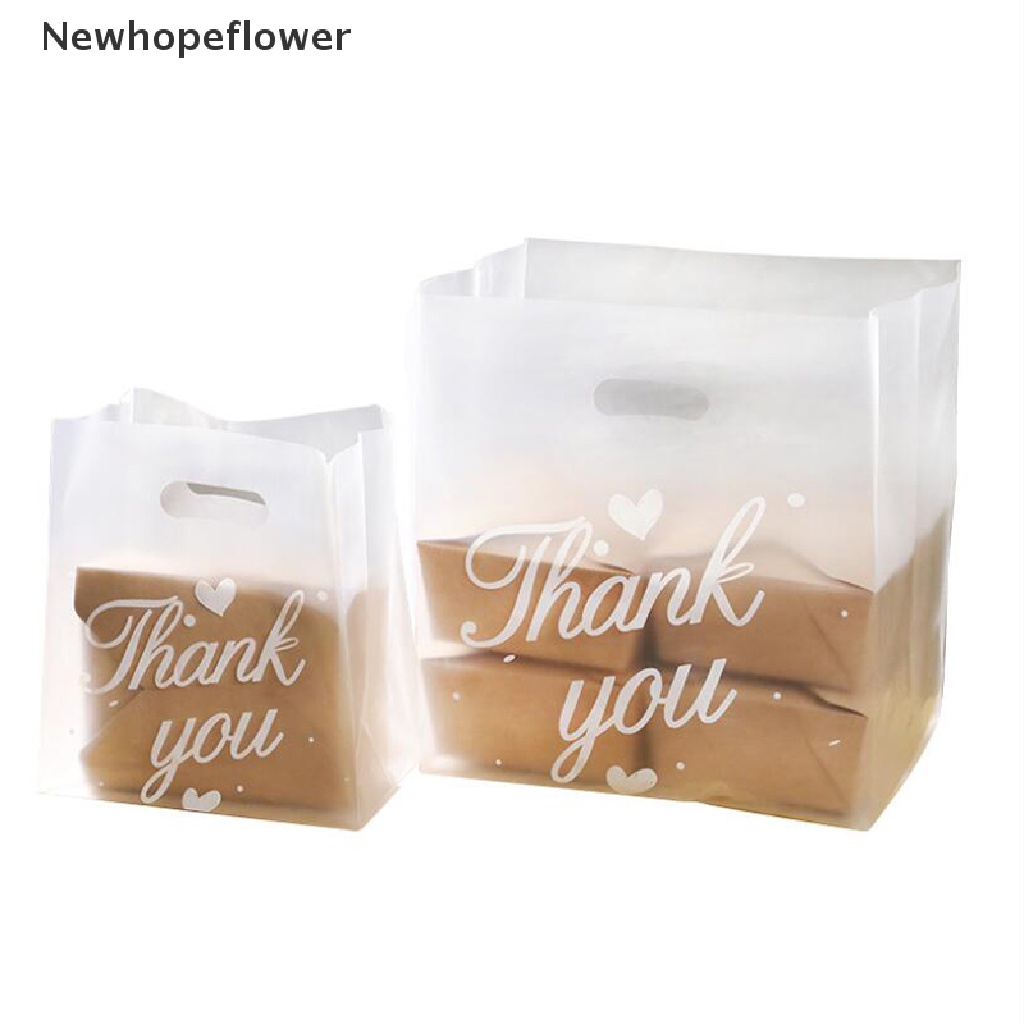 Set 50 Túi Nhựa Đựng Kẹo In Chữ Thank You