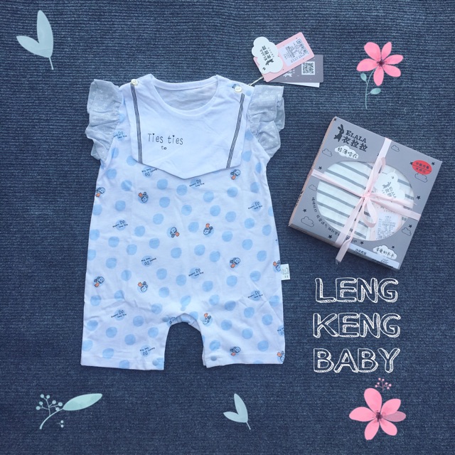 Body bé gái Elala cộc tay