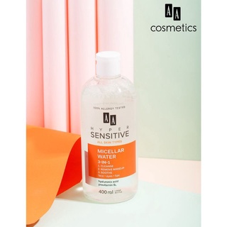 [MỸ PHẨM CHÂU ÂU CHÍNH HÃNG ] Nước Tẩy Trang 3in1 AA HYPER SENSITIVE - AA COSMETIC