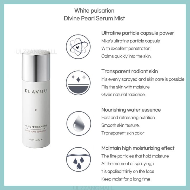 Kem Dưỡng Da Klavuu Màu Trắng Ngọc Trai