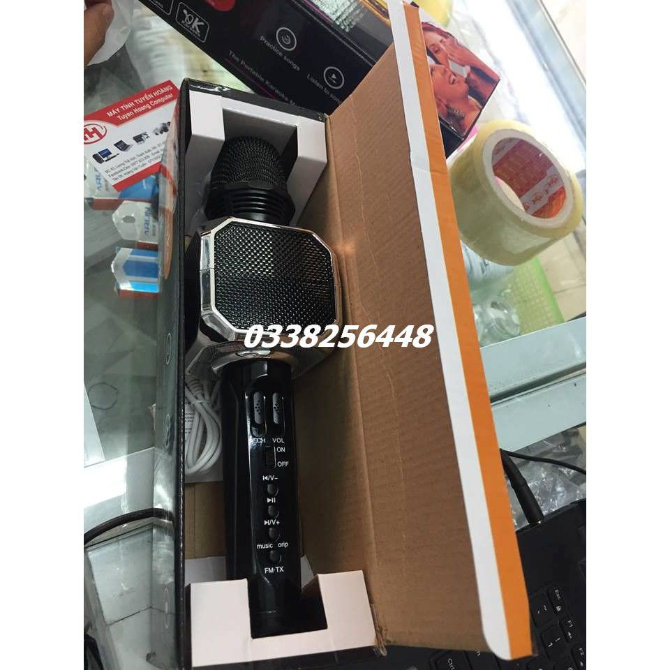 Micro Karaoke SD-10 kèm loa Bluetooth ((Ảnh chính chủ))