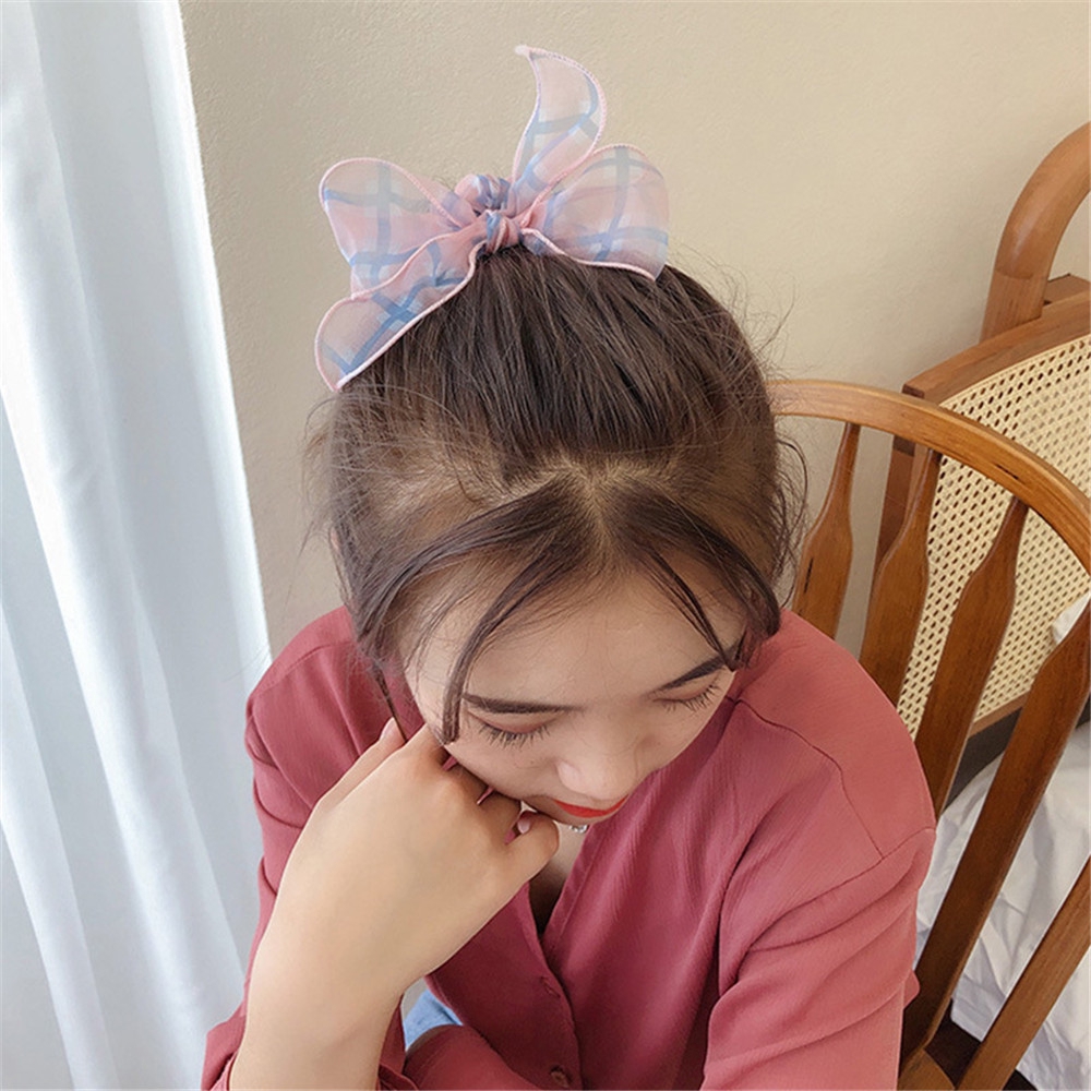 Dây Buộc Tóc Có Chi Tiết Nơ Thời Trang Xinh Xắn Cho Nữ