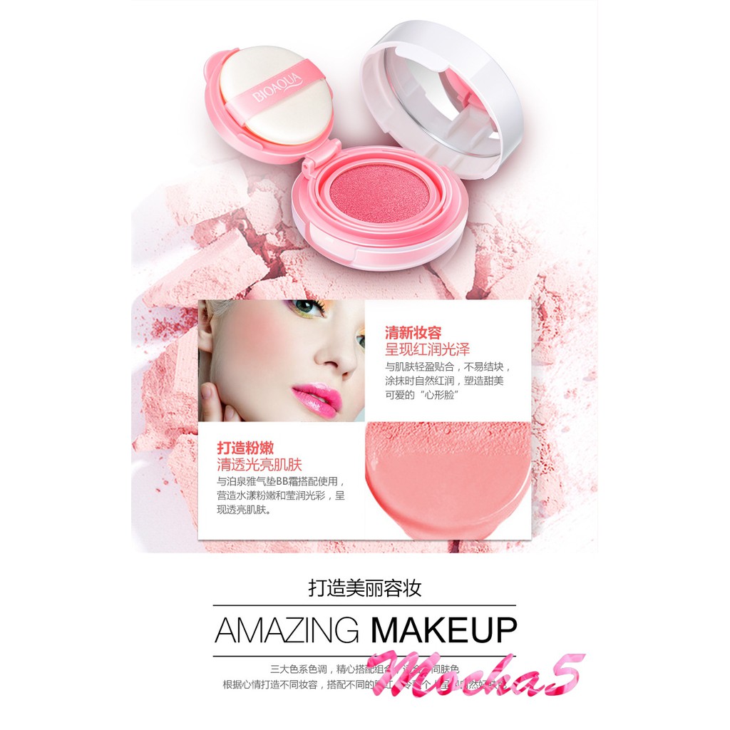 Phấn má hồng CUSHION BIOAQUA dạng kem siêu xinh | BigBuy360 - bigbuy360.vn