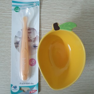 Thìa ăn dặm - Thìa ăn dặm silicon Babuu