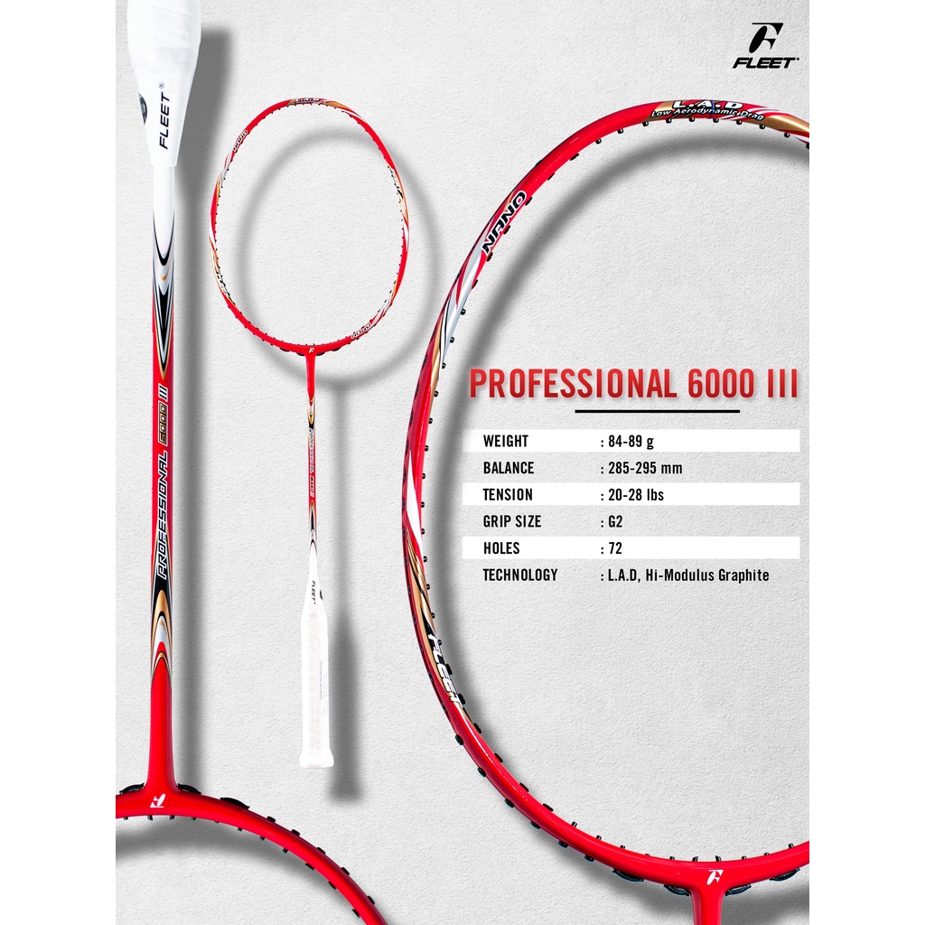 Vợt cầu lông Fleet Professional 6000 III (Chính hãng)