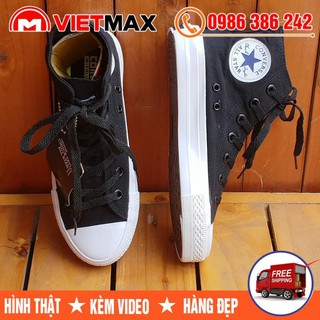 Sale ⚡ giày thể thao cv chuck 2 đen trắng cổ cao nam nữ có sẵn ⚡ chất sịn : new l ' . ' eͫ '