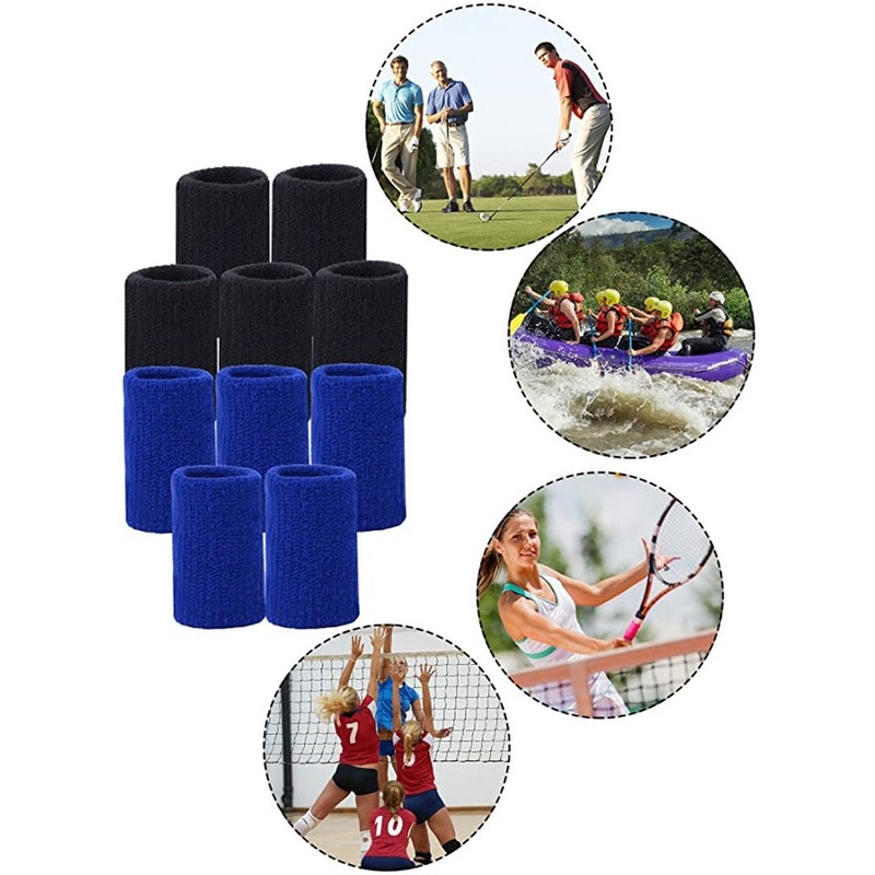 Set 10 Băng Nén Co Giãn Bảo Vệ Ngón Tay Khi Chơi Thể Thao