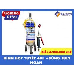 [Combo] Bình bọt tuyết Kokoro 40l và súng Jully cho tiệm rửa xe ô tô - Tahico