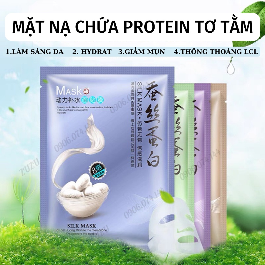 N14 Mặt nạ dưỡng trắng da cấp ẩm thải độc da làm tươi mới mịn da mask nội địa