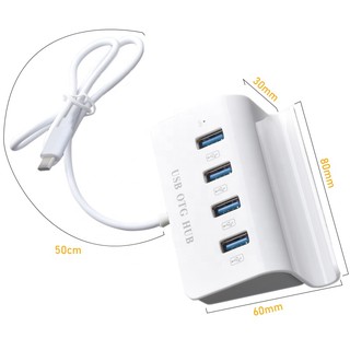 HUB chuyển đổi usb Type-C / USB / Micro USB ra 4 cổng USB Kiêm USB OTG