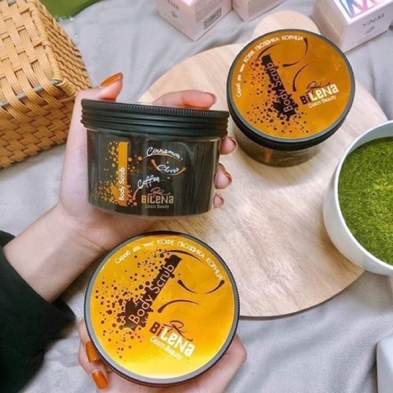 Tẩy da chết trắng da chiết xuất quế hồi và cafe của Nga | BigBuy360 - bigbuy360.vn