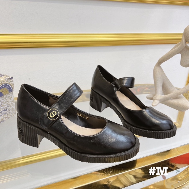 Giày búp bê vintage da bóng da si hàng chuẩn fullbox