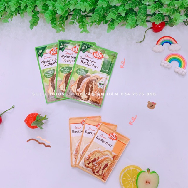 ] Bột nở hữu cơ an toàn Ruf