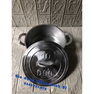 Nồi gang đúc nguyên khối 21cm