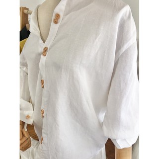 Áo sơ mi Linen premium form rộng