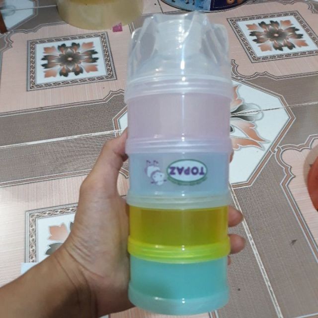 Hộp chia sữa và thức ăn 3 ngăn hoặc 4 ngăn