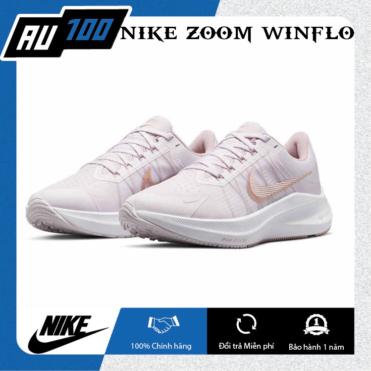 [AU100] Giày Nike Zoom Winflo Nữ chính hãng CW3421-500  [trọng lượng nhẹ, thiết kế cực kì mượt mà và tinh tế]