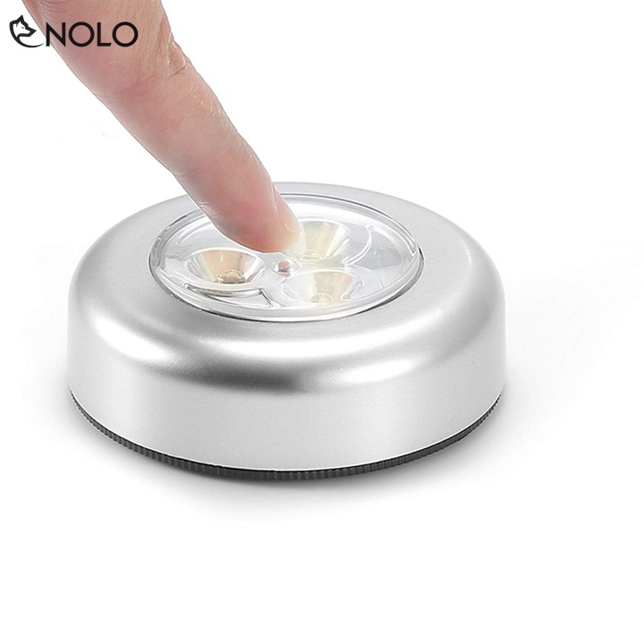 Đèn Stick Mini Dán Tường 3 Bóng Led Ánh Sáng Trắng Công Suất 3W Chất Liệu Vỏ Nhựa PC ABS