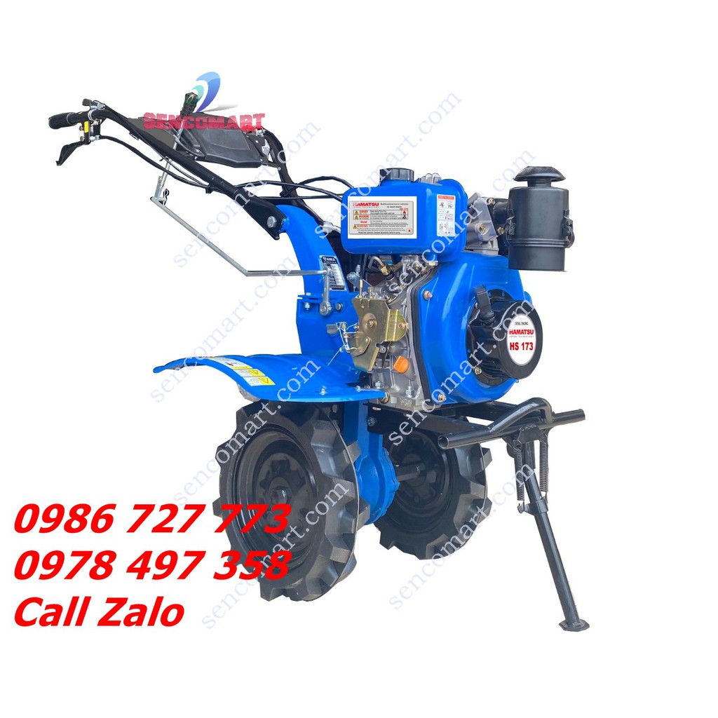Địa chỉ mua máy xới đất chạy dầu giá rẻ, máy lên luống tạo rãnh công nghệ Nhật Bản Hamatsu 173F