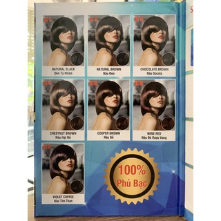 [100% PHỦ BẠC]Thuốc nhuộm tóc phủ bạc KoolPro